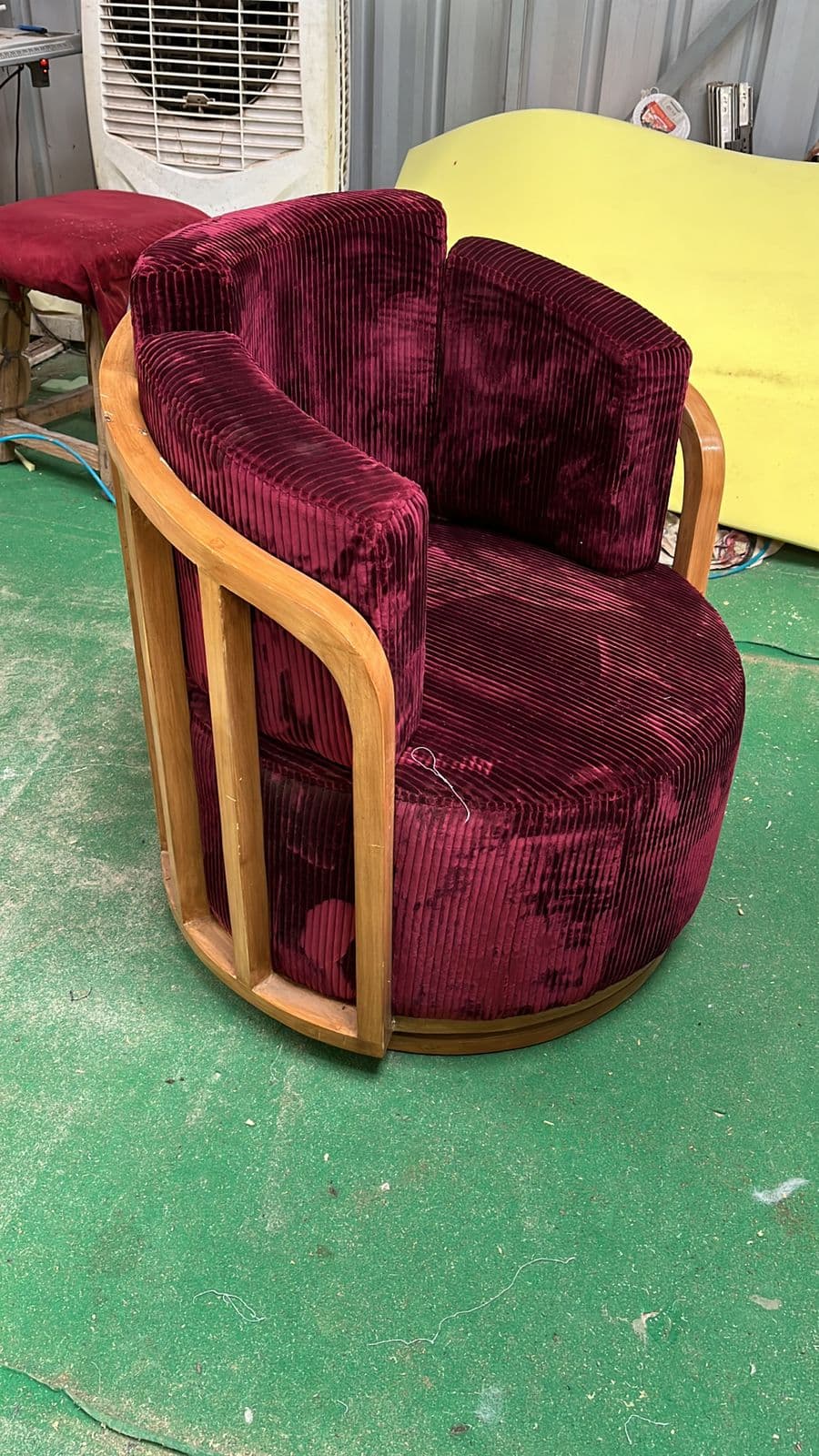 Workshop sofa upholstery